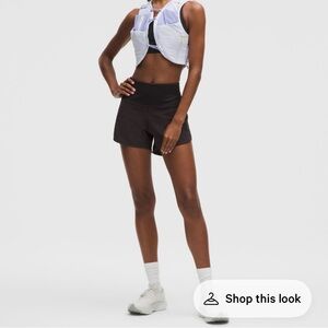 Lululemon speed up high rise lined short 4”